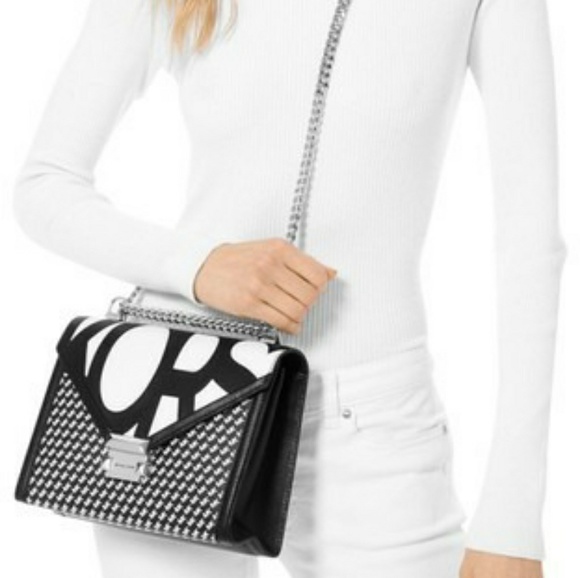 NWT Whitney Graphic-Logo Smooth Leather Bag - Picture 4 of 7